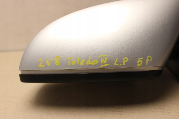 фото №7, Дзеркало ліве seat toledo iv 2012r- 5 pin la7w