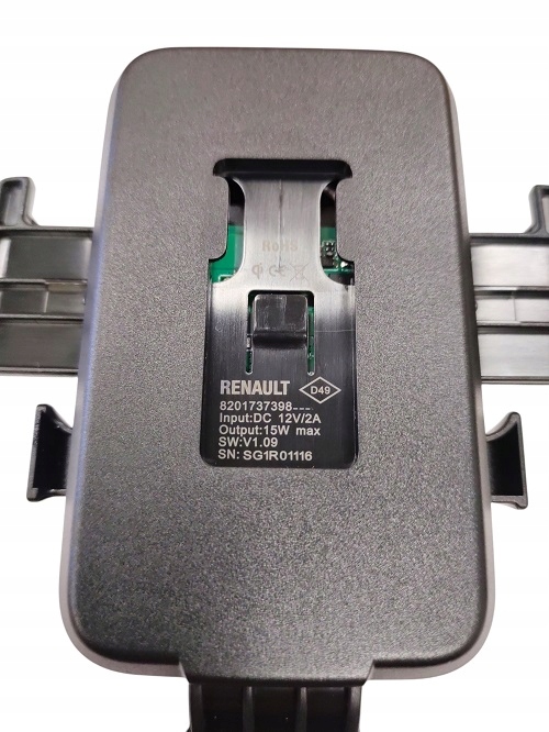 фото №5, Youclip тримач з зарядний пристрій індукційна qi dacia duster iii 3, spring оригінальний номер