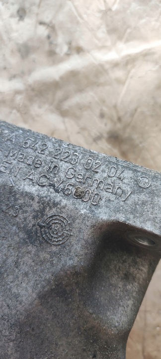 фото №9, Mercedes benz ml w164 лапи двигателя a6422230204