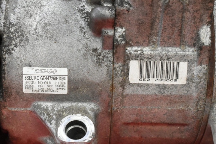 фото №6, Компресор насос кондиціонера ge447260-1494 toyota auris i 1.6 vvt-i 124 km