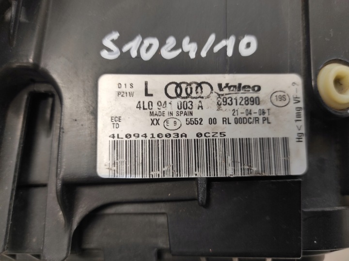 фото №10, Audi q7 05-09 фара ліва перед ксенон 4l0941003a