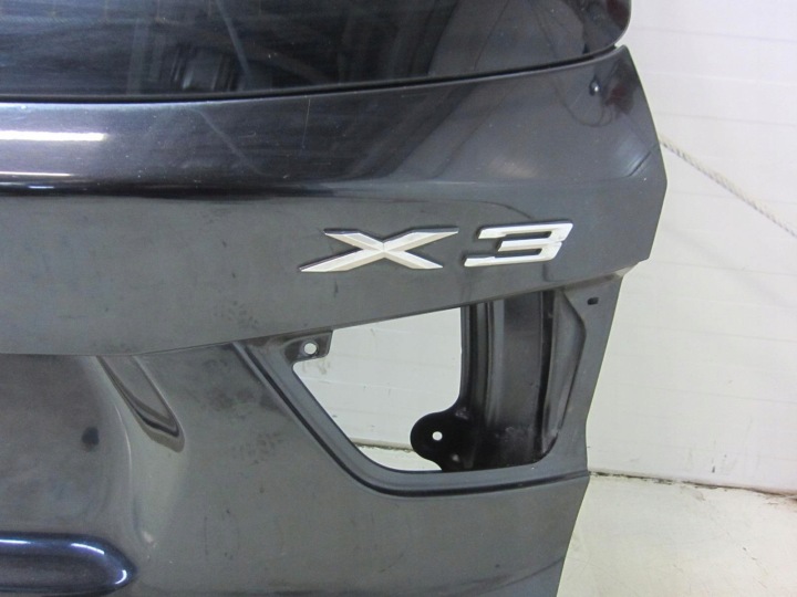 фото №13, Bmw x3 f25 крышка задняя зад багажника 475 чёрный sapphire стекло 7275066