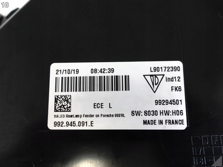 фото №11, Porsche 911 992 19- лампа led ліва зад eu