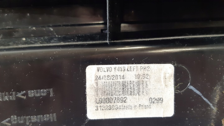 фото №12, Volvo xc60 i рестайлинг лампа левая зад 31323034