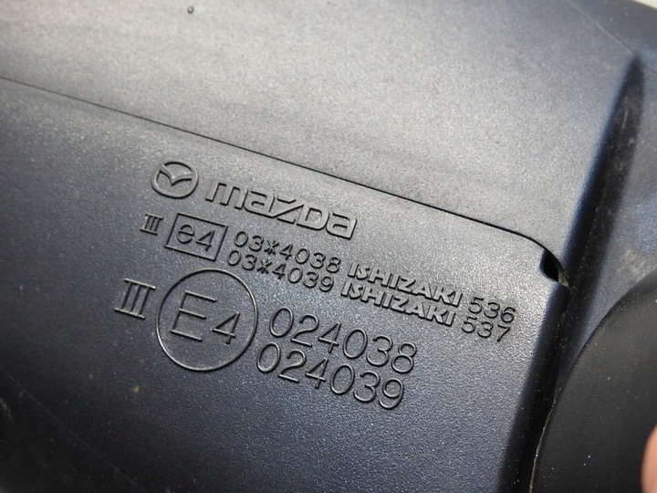 фото №9, Дзеркало ліві 6+2 pin 41v mazda 6 iii gj 024038 024039