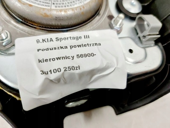 фото №6, Kia sportage 3 iii повітряна подушка водія подушка безпеки кермо
