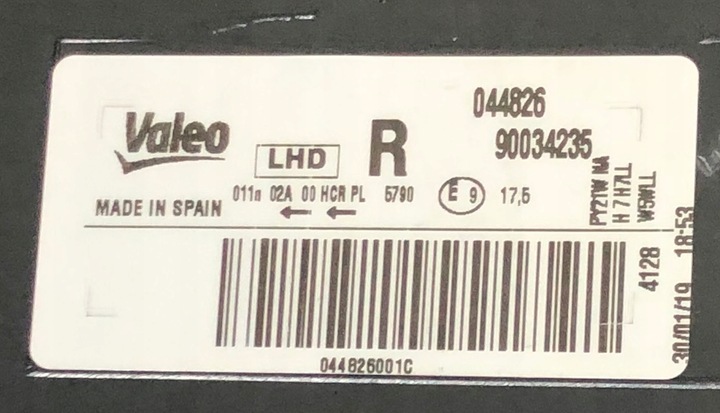 фото №15, Valeo 044821 фара