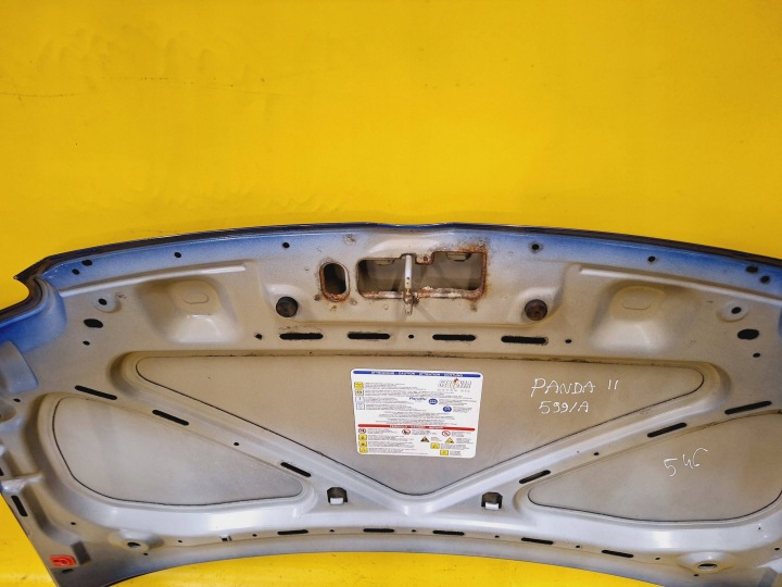 фото №11, Капот кришка двигуна fiat panda ii lak: 599/ a 03-06 hb 5d nr546