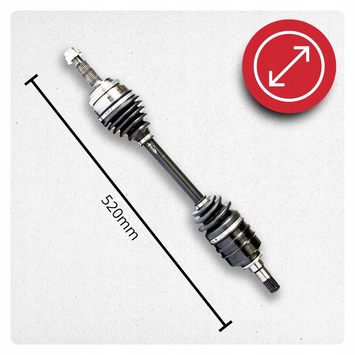 фото №4, Полуось левая toyota prius w2 1.5 2003-2009 новая