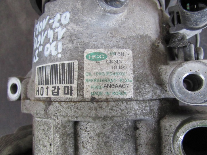 фото №12, Компрессор кондиционера hyundai i30 1.4 b 07-10r f500an6aa07