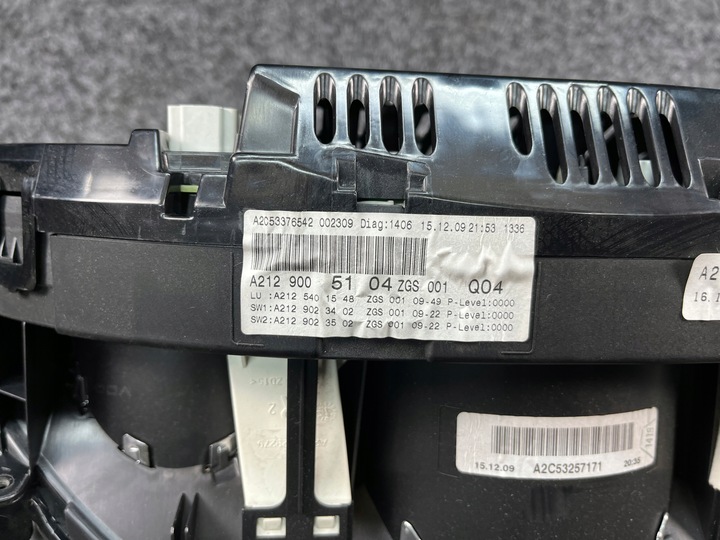фото №9, Mercedes w212 3.0 cdi e350cdi спідометр  прилади a2129005104