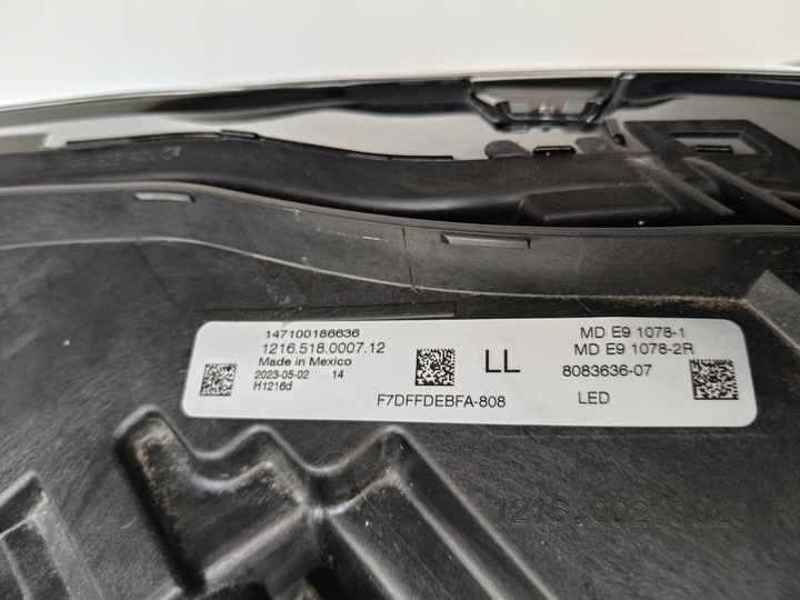 фото №9, Лампа правая фара bmw 2 g42 m2 g87 полный led тень line тёмное