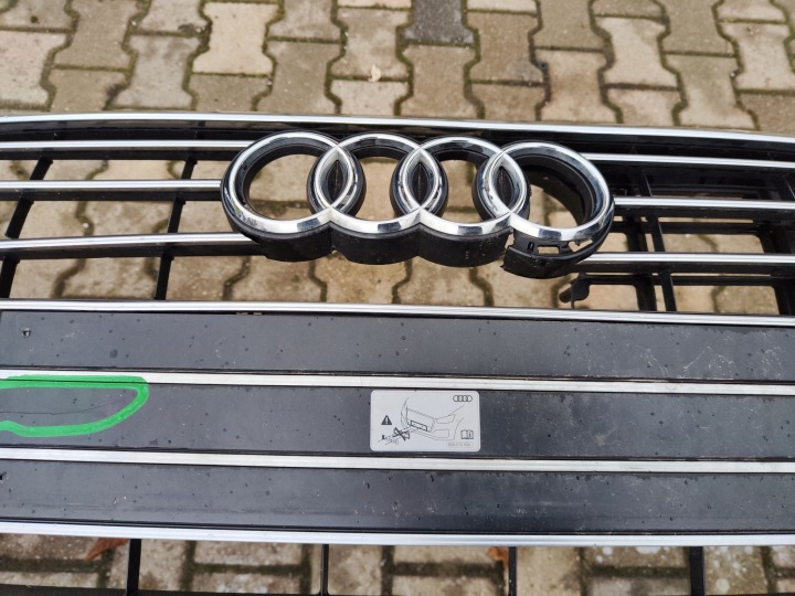 фото №12, Бампер передній решітка перед audi a6 c8 білий 4k0