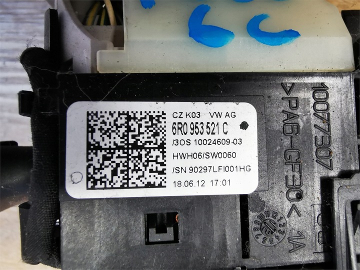 фото №6, Vw polo 6r 09-14 перемикач комбінований + стрічка 6r0953521c
