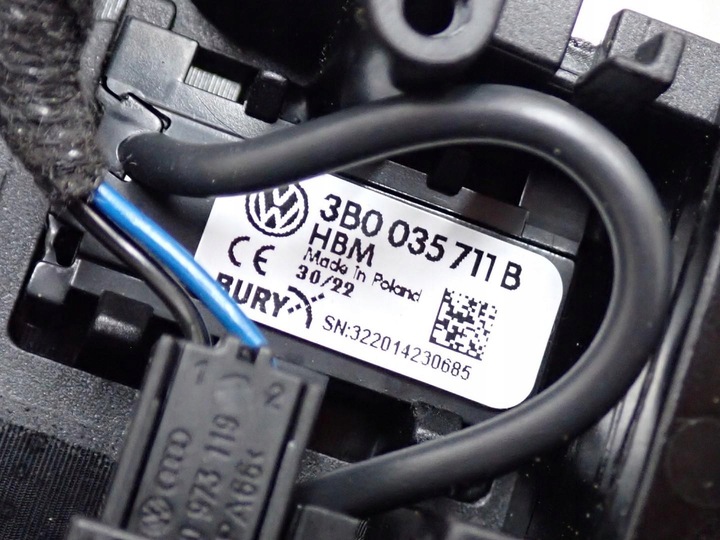 фото №9, Лампа интерьера кабины бардачок sos 6va868837 skoda fabia iv 6va 22r