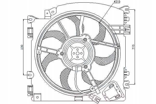 фото №2, Вентилятор радиатор з корпус nissan micra c+c