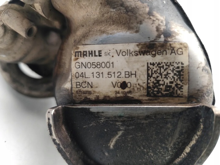 фото №7, Skoda superb клапан egr 1.6 tdi дизель 88kw 120 hp 04l131512bh gn058001