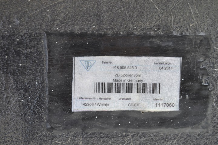 фото №15, Porsche 918 spyder спойлер карбон 91850552501