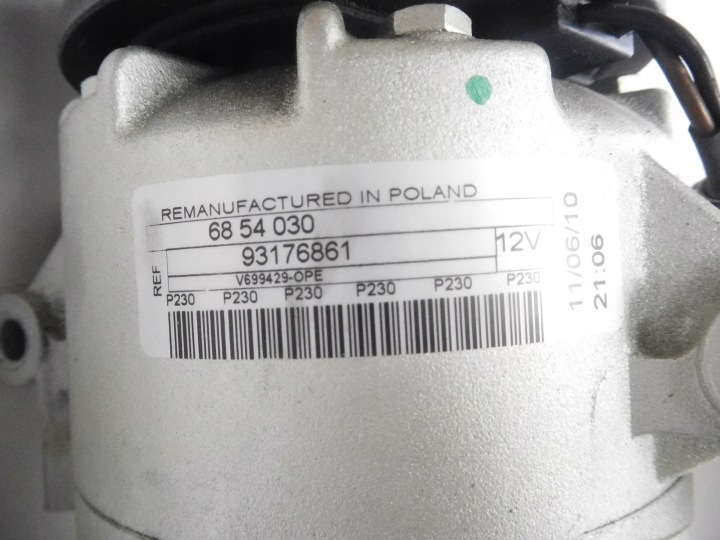 фото №9, Компрессор кондиционера opel astra j oem номер 93176861