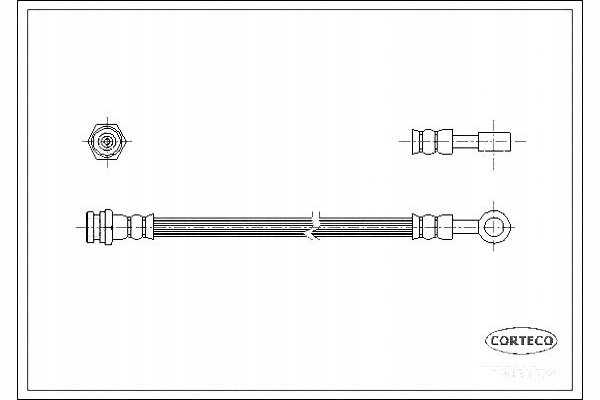 фото №1, Corteco шланг гальмівний гнучкий