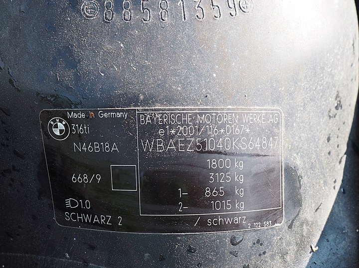 фото №7, Bmw e46 датчик паркування колір schwarz оригінал