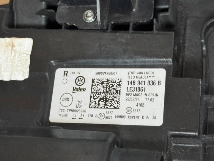 фото №13, Фара передняя правая vw id.7 id 7 полный led iq iq.light 14b941036b 23 -