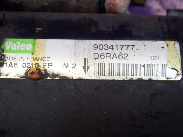 фото №6, Opel astra f i 94-02 1.4 82km стартер 90341777 10 зубів