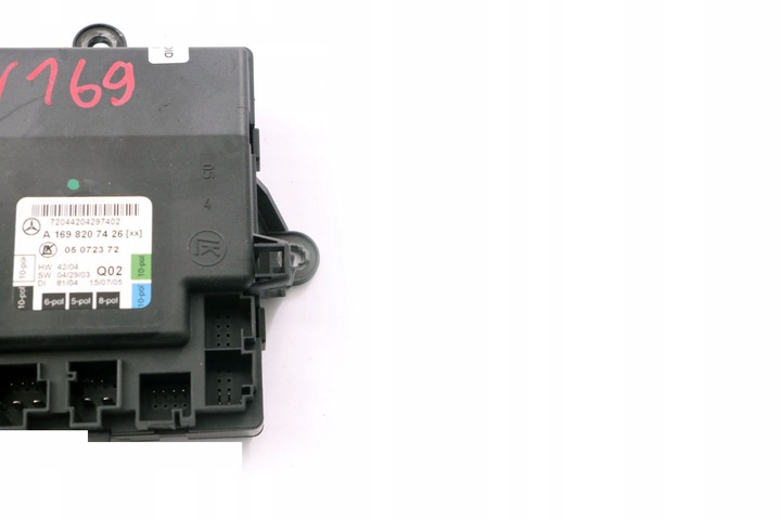 фото №12, Mercedes w169 w245 модуль блок управления дверь правые зад