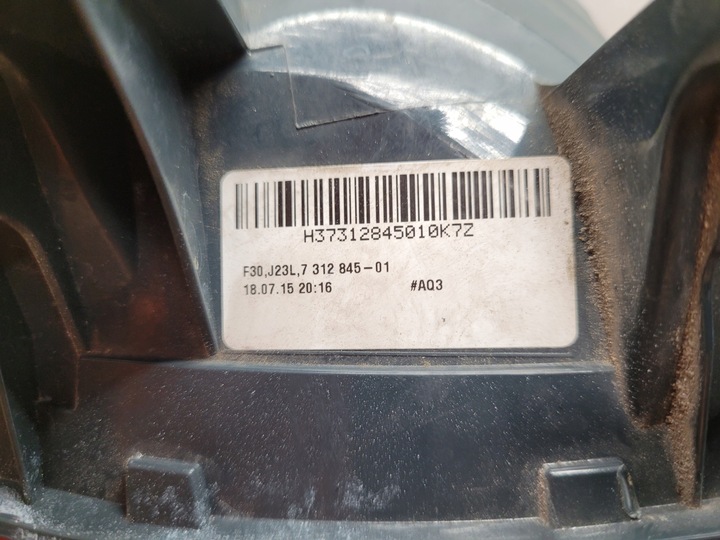 фото №11, Bmw 3 f30 7312845 лампа лівий зад задня