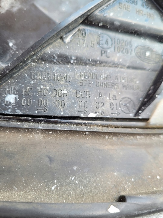 фото №8, Mercedes ml w164 05-11 лампа передня ліва англієць