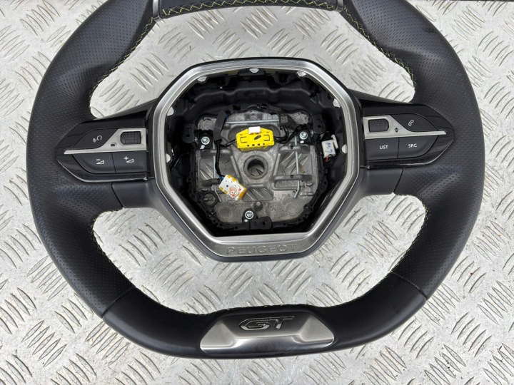 фото №6, Peugeot 2008 ii руль мультифункция кожа нитка gt-line 208