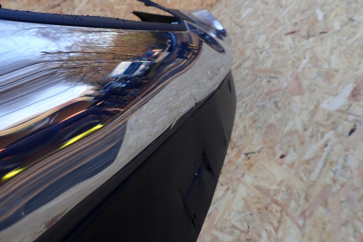 фото №9, Mercedes glc w253 спойлер бампера зад оригинал диффузор x253 хром