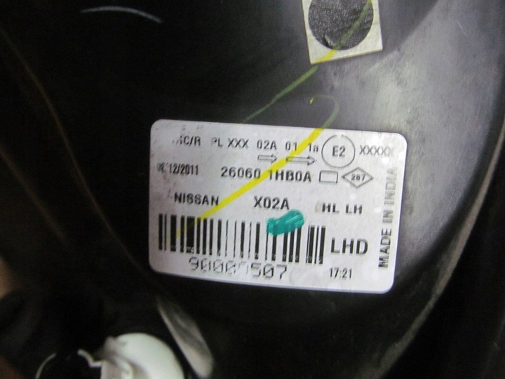 фото №16, Nissan micra k13 10-14 фара лампа лівий перед передня ліва c503