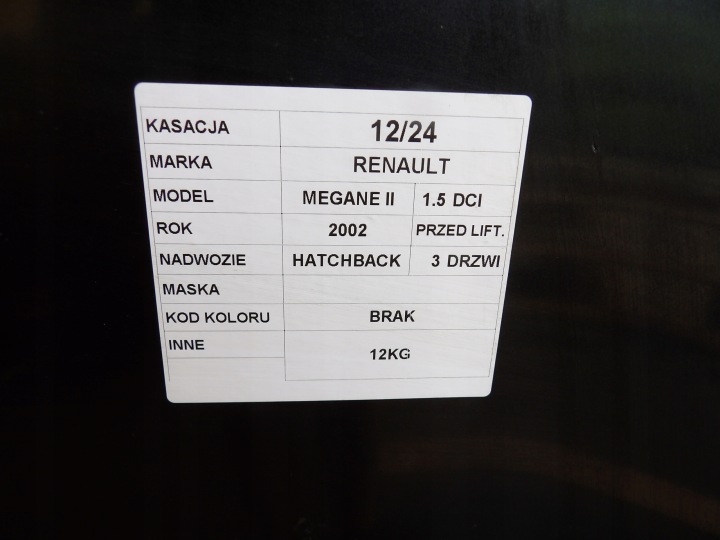 фото №5, Renault megane ii капот hb 3d