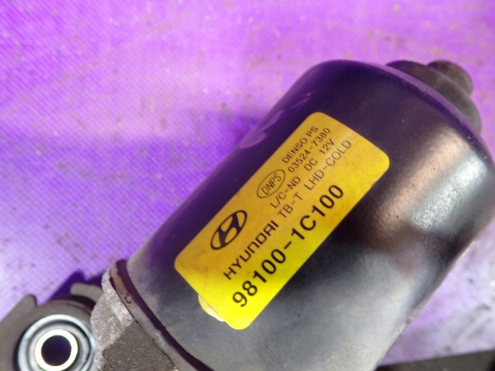 фото №5, Hyundai getz hb 3d 02-05 механізм моторчик склоочисника 5 pin 981001c100