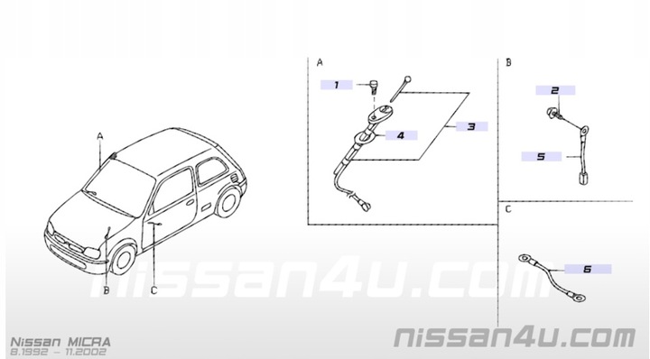 фото №8, Антенна nissan micra k11 оригинальный номер 28208-5f205