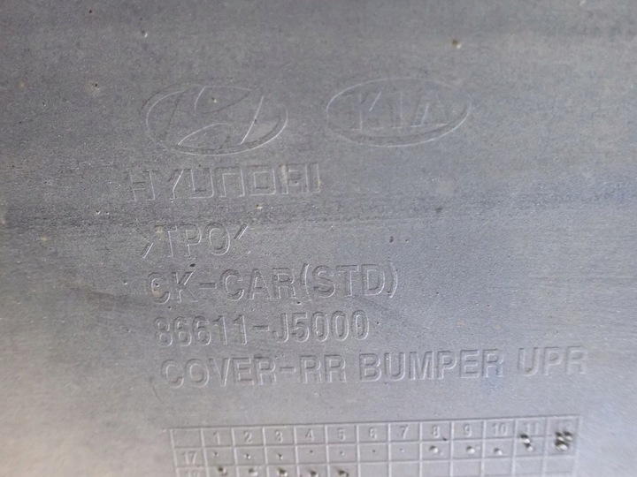 фото №14, Бампер задній kia stinger 86611-j5000 pdc 17r