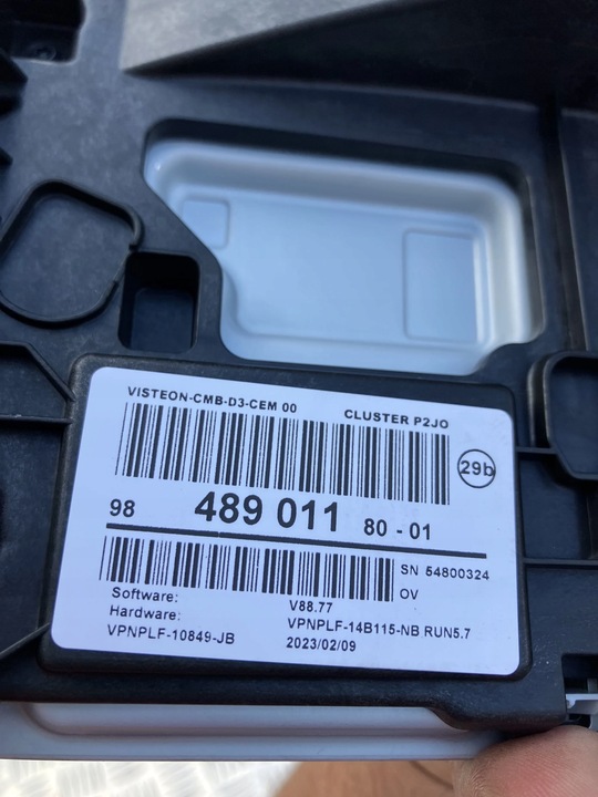 фото №1, Спидометр lcd дисплей рамка opel corsa f 19- 984