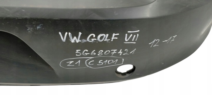 фото №7, Vw golf vii 7 hb 12-17 бампер задний зад 5g6807421