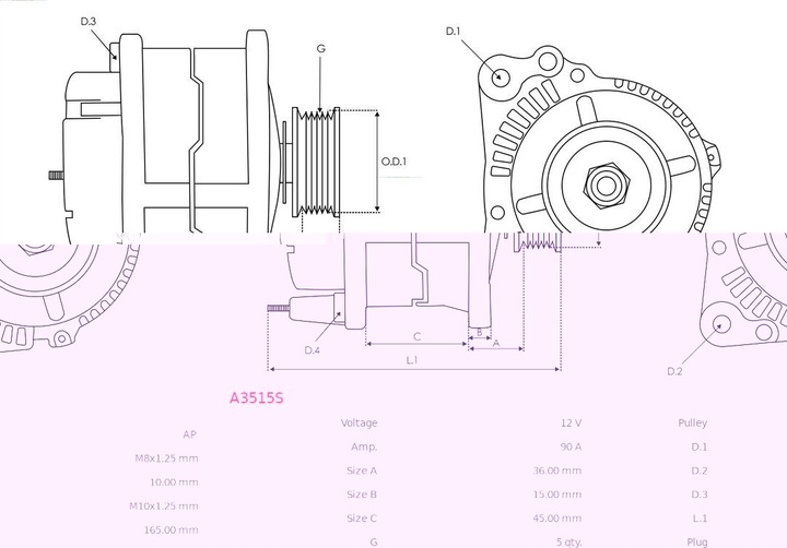 фото №16, As-pl a3515s генератор