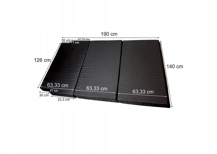 фото №12, Materac do автомобиля mercedes v-klasa vito 190x140x8 пена visco