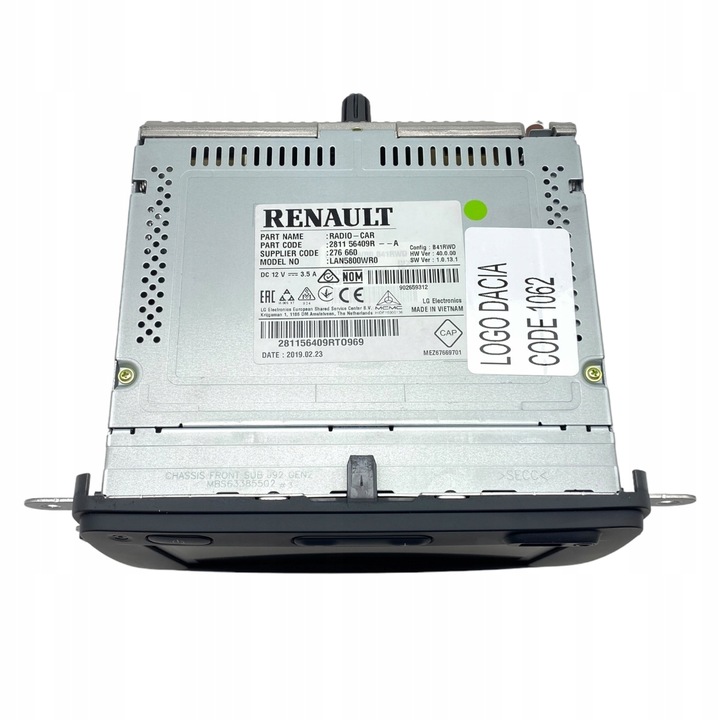 фото №12, Радио мультимедийные навигация dacia 281156409r