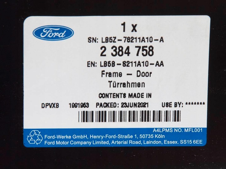 фото №4, Ościeżnica правая перед explorer 2020-