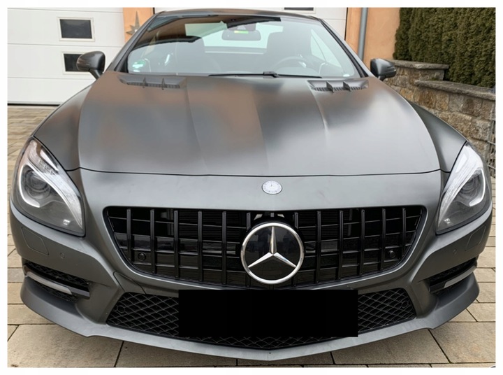 фото №10, Mercedes sl r231 2013-2016 стиль amg panamericana решітка радіатора решітка