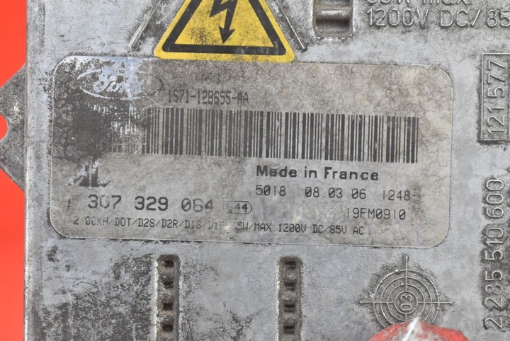 фото №10, Преобразователь ксенон ксенон левая 1s71-12b655-aa ford mondeo mk3 03-07