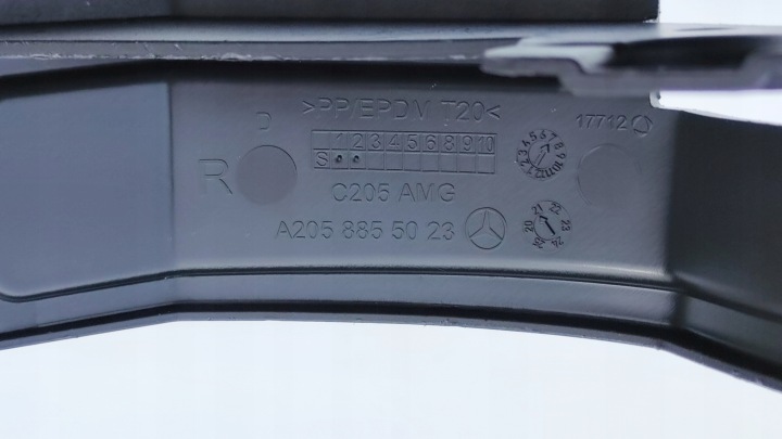 фото №7, Mercedes c класс купе w 205 кронштейн  крепление бампера правое зад dr125