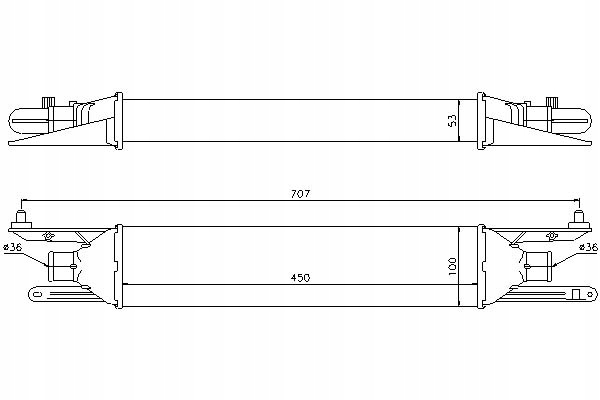 фото №2, Nissens интеркулер alfa romeo mito fiat grande pu