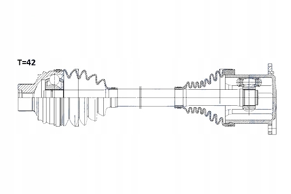 фото №10, Nty полуось приводная audi q5 08- audi a6 11-17 a7 10-17 a8 10-17 l p