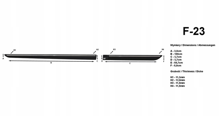 фото №16, Планки бічні двері захисні накладки кузов do honda accord 2008-2011 sedan