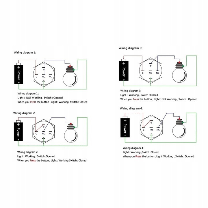 фото №10, Вимикач увімкнення/вимкнення, кнопка засувний 18mm білий
